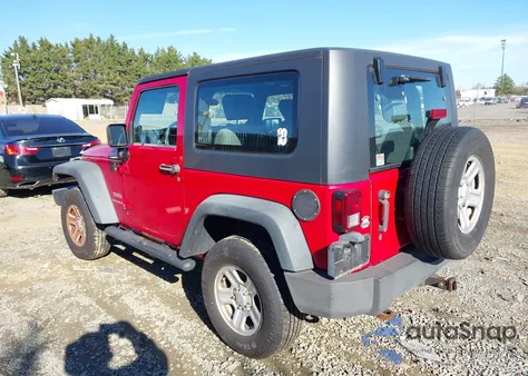 2010 Jeep Wrangler Sport z USA, uszkodzony, nr VIN 1J4AA2D16AL133503
